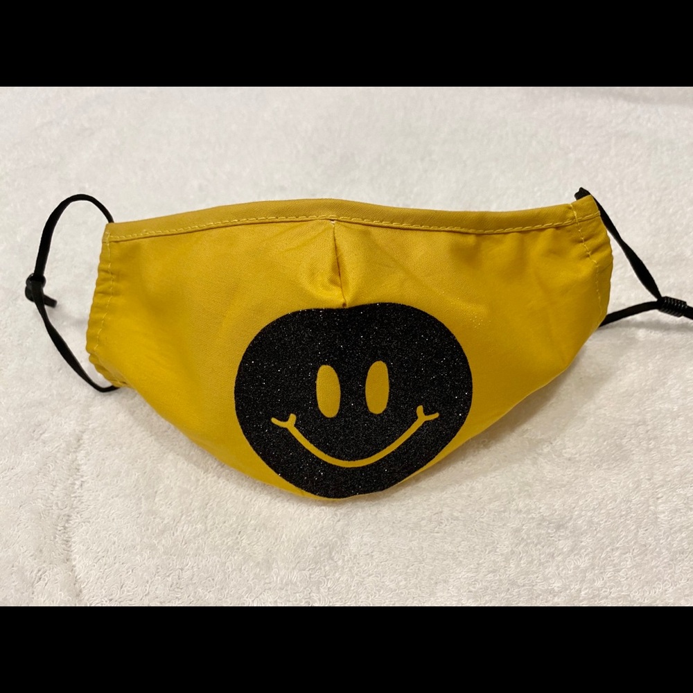 Smiles! Custom Premium Glitter Mask